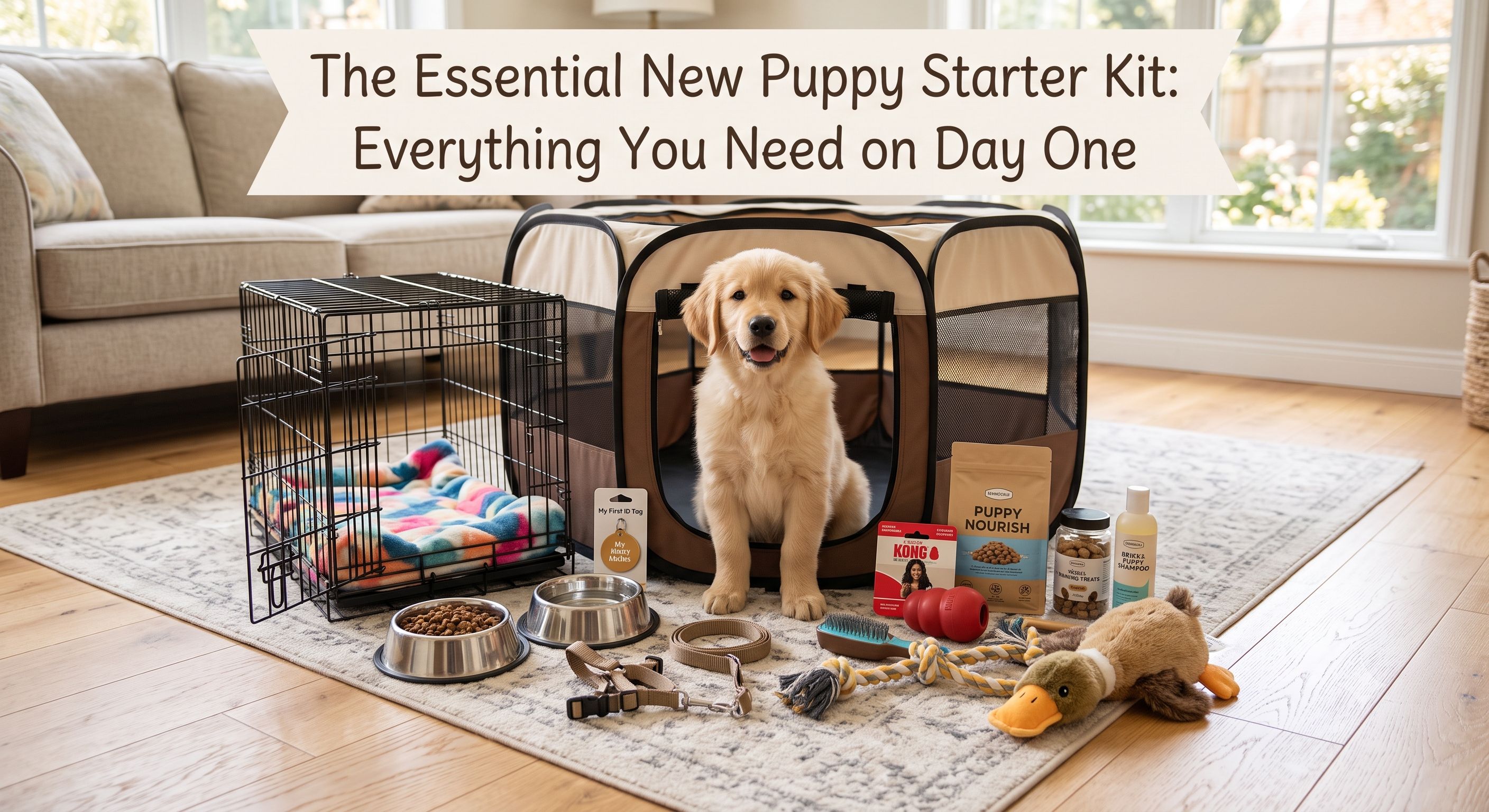 The Essential New Puppy Starter Kit: Everything You Need on Day One
