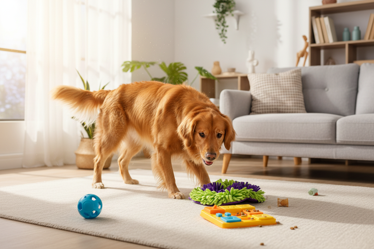 Boredom Busters: 5 Puzzle Toys to Keep High-Energy Dogs Busy Indoors