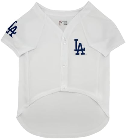 MLBPA - Yoshinobu Yamamoto #18 Pet Jersey - MLB LA Dodgers Mesh Players, Large