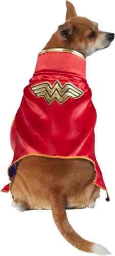 DC Comics: Wonder Woman Pet Costume for For Dogs or Cats by Rubies, Medium