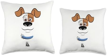 The Secret Life of Pets Max Big Face Throw Pillow