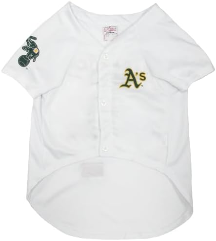 Official MLB Oakland Athletics Pet Jersey for Dogs & Cats, Size XX-Large - Stylish Baseball Jersey for Your Furry Fan- Show Off Team Spirit with The Perfect Fan Apparel Gear for Pet, Dog & Cat
