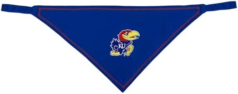 Pets First NCAA Kansas Jayhawks TIE Bandana, Size Small/Medium. Dog Bandana Scarf Bib for Pet Cat Dog. The Ultimate Game-Day, Party Bandana (Pack of 2)