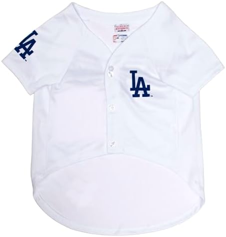 Pets First MLB Freddie Freeman Player Pet Jersey, Large, LA Dodgers