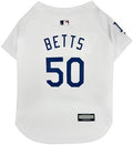 Pets First Mookie Betts Jersey for Dogs, Medium