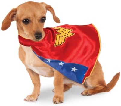 DC Comics: Wonder Woman Pet Costume for For Dogs or Cats by Rubies, Medium