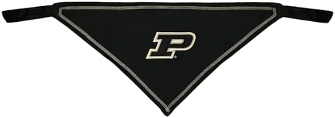 Pets First NCAA Purdue Boilermakers Tie Bandana, Small/Medium. Dog Bandana Scarf Bib for Pet Cat & Dog. The Ultimate Game-Day Party Bandana