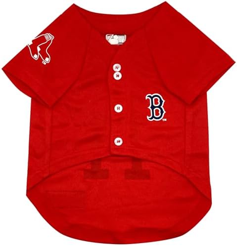 MLBPA Dog Jersey - Rafael Devers Calcaño #11 Pet Jersey - MLB Boston Red Sox Cat Mesh Jersey, Large