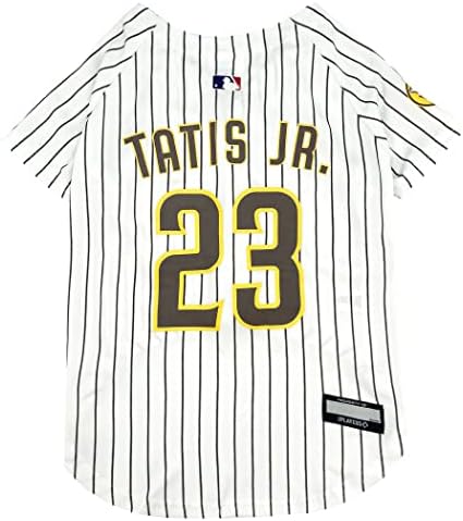 Pets First MLBPA - Fernando Tatis JR Pet Jersey - MLB New York Yankees Mesh Jersey, Medium Team Color