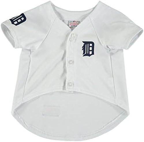 Official MLB Detroit Tigers Pet Jersey for Dogs & Cats, Size Large - Stylish Baseball Jersey for Your Furry Fan- Show Off Team Spirit with The Perfect Fan Apparel Gear for Pet, Dog & Cat