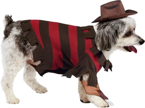 Rubies at Party City A Nightmare on Elm Street: Freddy Krueger Pet Costume for Dogs or Cats, Large