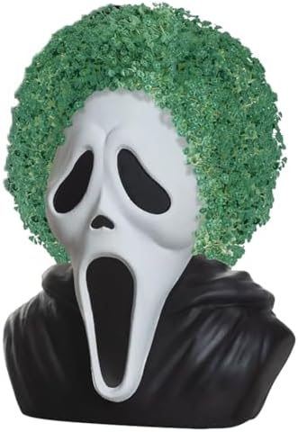 Chia Pet Ghost Face Terracotta Planter with Seed Pack