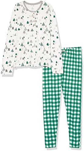 HonestBaby Family Matching Holiday Pajamas 100% Organic Cotton for Men, Women, Kids, Toddlers, Baby Boys, Girls, Unisex, Pets