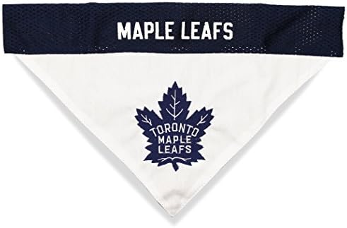 NHL Toronto Maple Leafs Bandana for Dogs & Cats, Small/Medium. - Cute & Stylish Bandana! The Perfect Hockey Fan Scarf Bandana, Great for Birthdays Or Any Party!