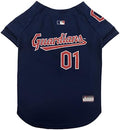 Official MLB Cleveland Guardians Pet Jersey for Dogs & Cats, Size X-Small - Stylish Baseball Jersey for Your Furry Fan- Show Off Team Spirit with The Perfect Fan Apparel Gear for Pet, Dog & Cat