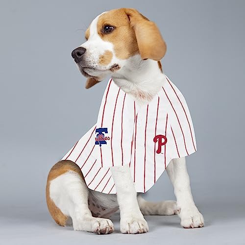 MLBPA - Bryce Aron Max Harper #3 Pet Jersey - MLB Philadelphia Phillies Mesh, Large