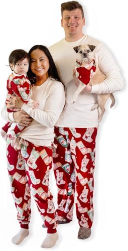 Burt's Bees Baby Matching Family Jammies, Organic Cotton, Holiday Pajamas