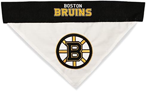 NHL Boston Bruins Bandana for Dogs & Cats, Small/Medium. - Cute & Stylish Bandana! The Perfect Hockey Fan Scarf Bandana, Great for Birthdays Or Any Party!