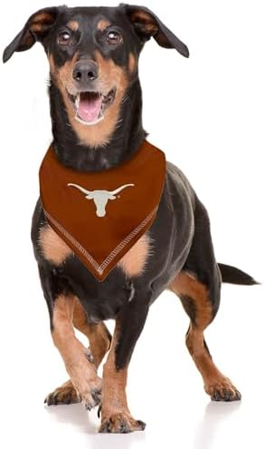 Pets First NCAA Texas Longhorns Tie Bandana, Large/x-Large. Dog Bandana Scarf Bib for Pet Cat Dog. The Ultimate Game-Day, Party Bandana (TX-3550-L-XL)