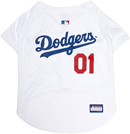 Official MLB Los Angeles Dodgers Pet Jersey for Dogs & Cats, Size 3X-Large - Stylish Baseball Jersey for Your Furry Fan- Show Off Team Spirit with The Perfect Fan Apparel Gear for Pet, Dog & Cat