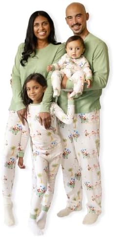 Burt's Bees Baby Matching Family Jammies, Organic Cotton, Holiday Pajamas