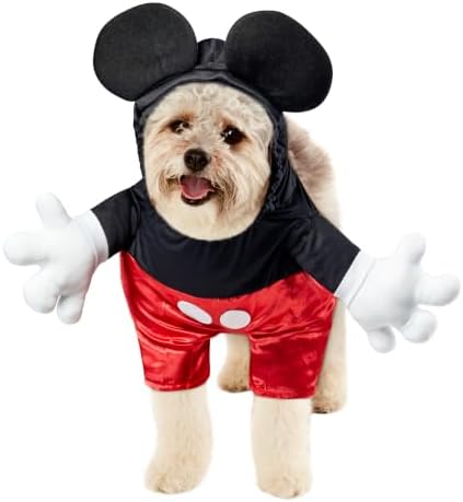 Rubies at Party City Disney: Mickey Mouse Pet Costume for For Dogs or Cats by Rubies, Small