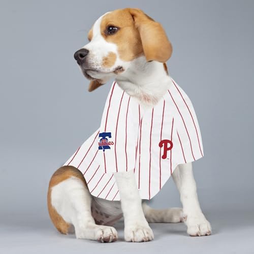 Pets First MLBPA Kyle Schwarber Player Jersey #12 Pet Jersey - MLB Philadelphia Phillies Mesh Players, Size X-Large