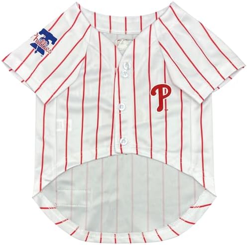 Pets First MLBPA Dog Jersey - Trea Turner #7 Philadelphia Phillies Medium Red Mesh/Satin Pet Jersey