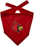 Pets First NCAA Louisville Cardinals Tie Bandana, Small/Medium. Dog Bandana Scarf Bib for Pet Cat & Dog. The Ultimate Game-Day Party Bandana