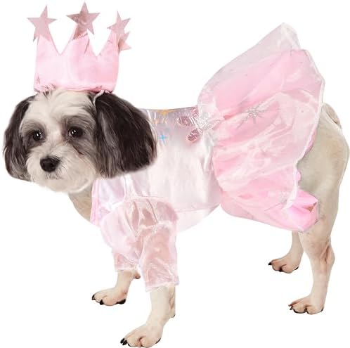 The Wizard of Oz: Glinda Pet Costume for for Dogs or Cats by Rubies, XL