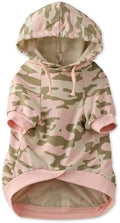 Pet Passion Rocky – The Original Lightweight Hooded Tee 100% Organic Cotton Dog Hoodie Pet Coat Sweater for All Sized Dogs, Original Pink Camo, XX-Large (70-110 lbs)