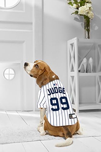 MLBPA Dog Jersey - Aaron Judge #99 Pet Jersey - MLB New York Yankees Mesh Jersey, X-Small