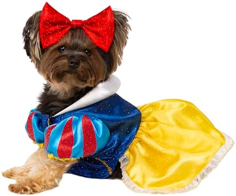 Rubies at Party City Disney Princesses: Snow White Pet Costume for For Dogs or Cats by Rubies, Small