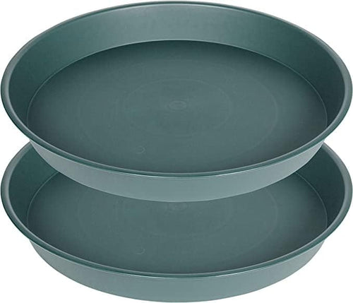2 Pack of 16 17 inch Plant Saucer, 2.3" Depth, Plant Trays by Bleuhome