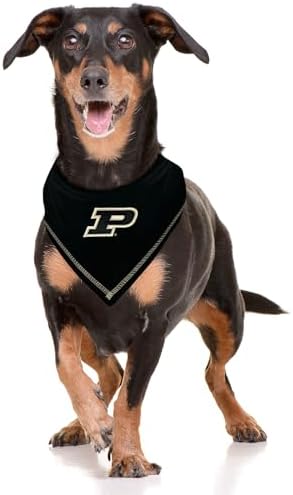 Pets First NCAA Purdue Boilermakers Tie Bandana, Small/Medium. Dog Bandana Scarf Bib for Pet Cat & Dog. The Ultimate Game-Day Party Bandana