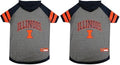 Pets First Illinois Hoodie T-Shirt, Small (Pack of 2)