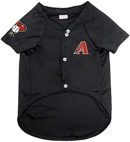 Official MLB Arizona Diamondbacks Pet Jersey for Dogs & Cats, Size Small - Stylish Baseball Jersey for Your Furry Fan- Show Off Team Spirit with The Perfect Fan Apparel Gear for Pet, Dog & Cat