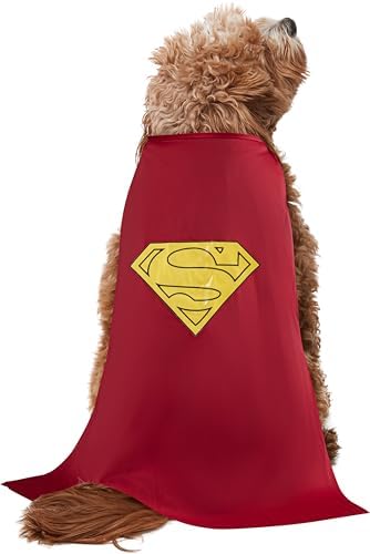 DC Comics Superheroes: Superman Pet Costume for For Dogs or Cats by Rubies, XL