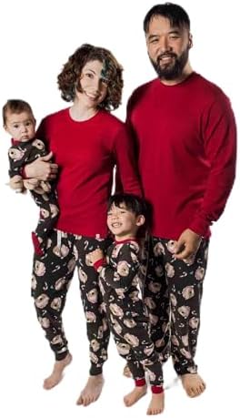 Burt's Bees Baby Matching Family Jammies, Organic Cotton, Holiday Pajamas