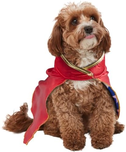 DC Comics: Wonder Woman Pet Costume for For Dogs or Cats by Rubies, Medium