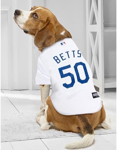 Pets First Mookie Betts Jersey for Dogs, Medium