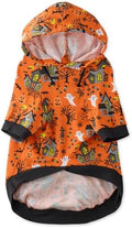 Pet Passion Rocky – The Original Lightweight Hooded Tee 100% Organic Cotton Dog Hoodie Pet Coat Sweater for All Sized Dogs, Spooky, XX-Small (4-7 lbs)