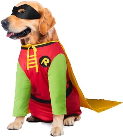 Rubies Teen Titans: Robin Pet Costume for Dogs or Cats, 3X