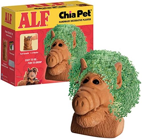 Chia Pet Alf Terracotta Planter with Seed Pack