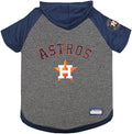 Pets First MLB Hoodie for Dogs & Cats - Houston Astros Dog Hooded T-Shirt, Medium. - MLB Team Color Hoody (AST-4044-MD)