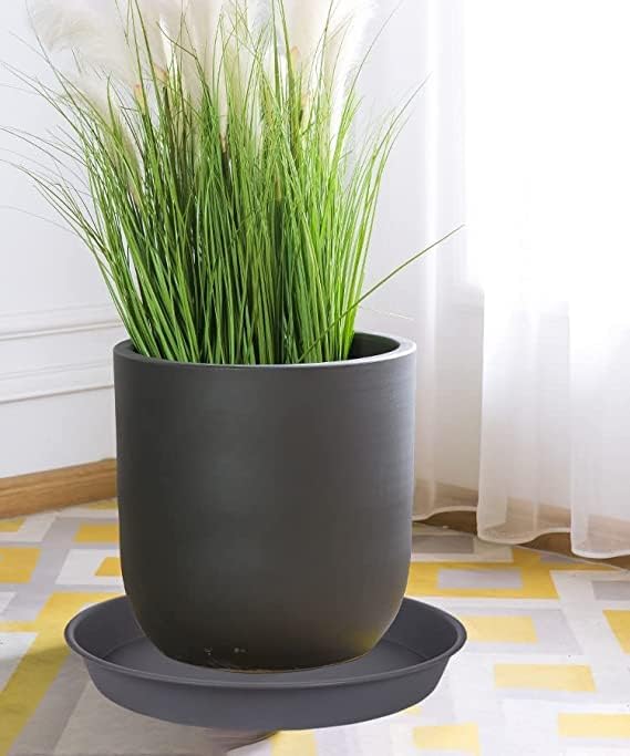 6 Pack of 7 8 inch Plant Saucer, Heavy Duty Plastic Plant Water Tray 8 inch - Image 4