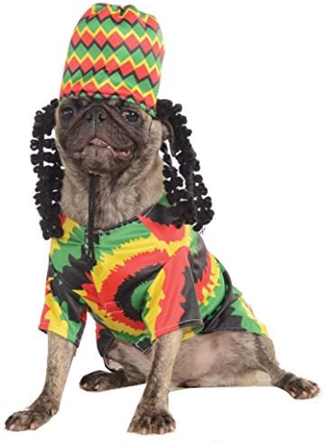 Rubies Rastafarian Pet Costume for Dogs or Cats, Large
