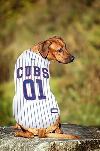 Official MLB Chicago Cubs Pet Jersey for Dogs & Cats, Size 3X-Large - Stylish Baseball Jersey for Your Furry Fan- Show Off Team Spirit with The Perfect Fan Apparel Gear for Pet, Dog & Cat