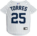 MLBPA - Gleyber Torres, Gleyber David Torres Castro #25 Pet Jersey - MLB New York Yankees Mesh, Large