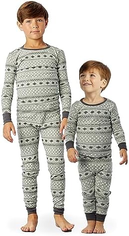 HonestBaby Family Matching Holiday Pajamas 100% Organic Cotton for Men, Women, Kids, Toddlers, Baby Boys, Girls, Unisex, Pets